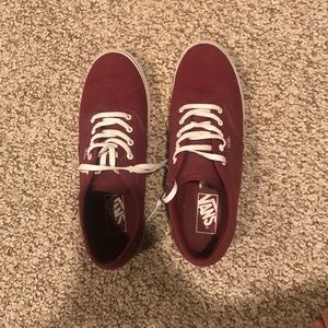 Maroon vans size 8.5 women's