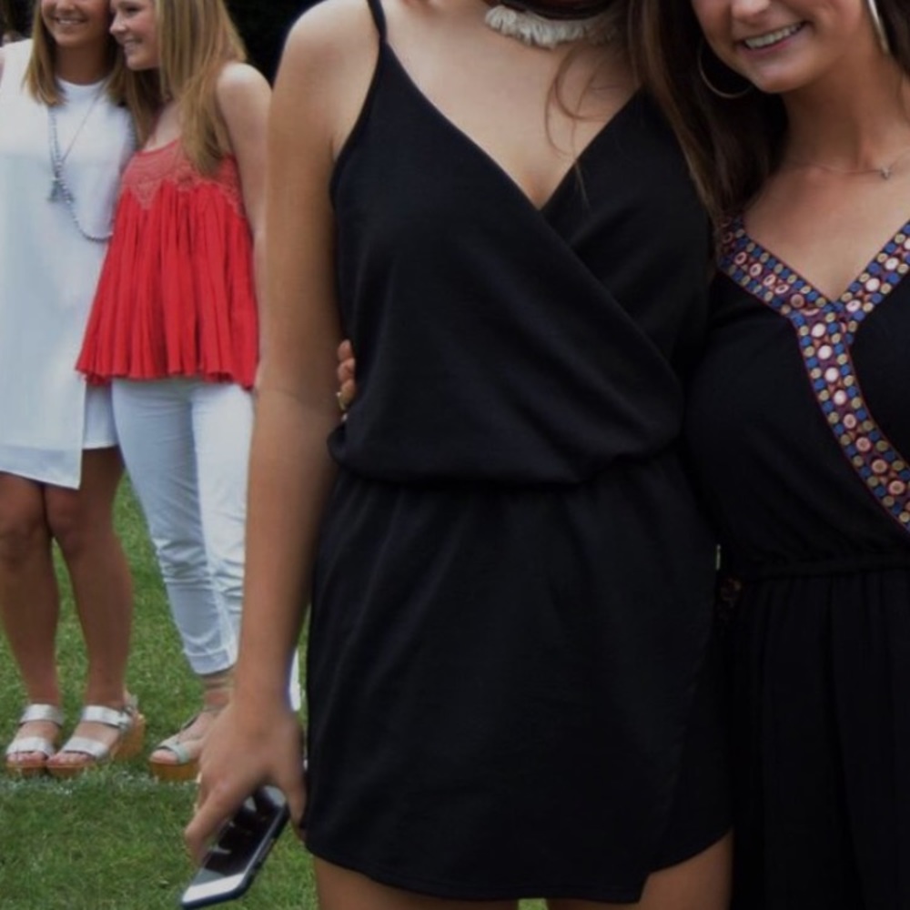 Black Romper On Left- Worn Once