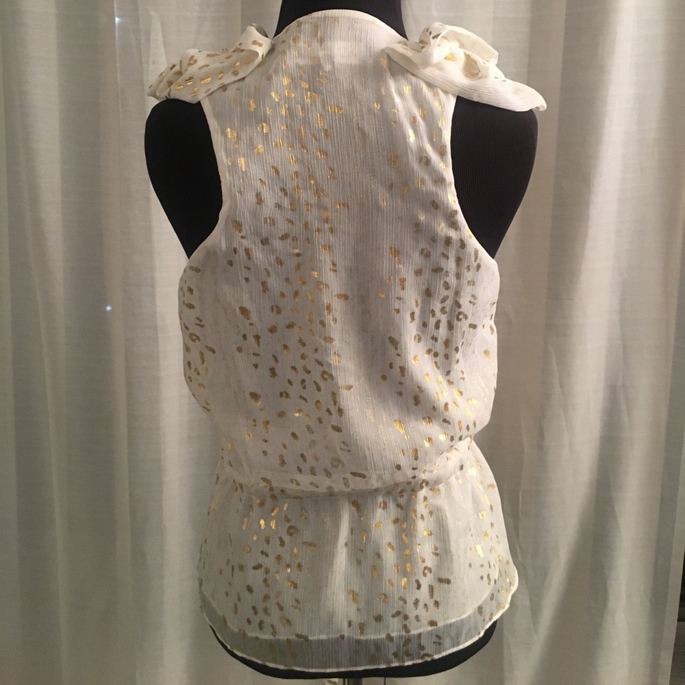 Robert Rodriguez Silk Ruffle Top - Picture 2 of 4