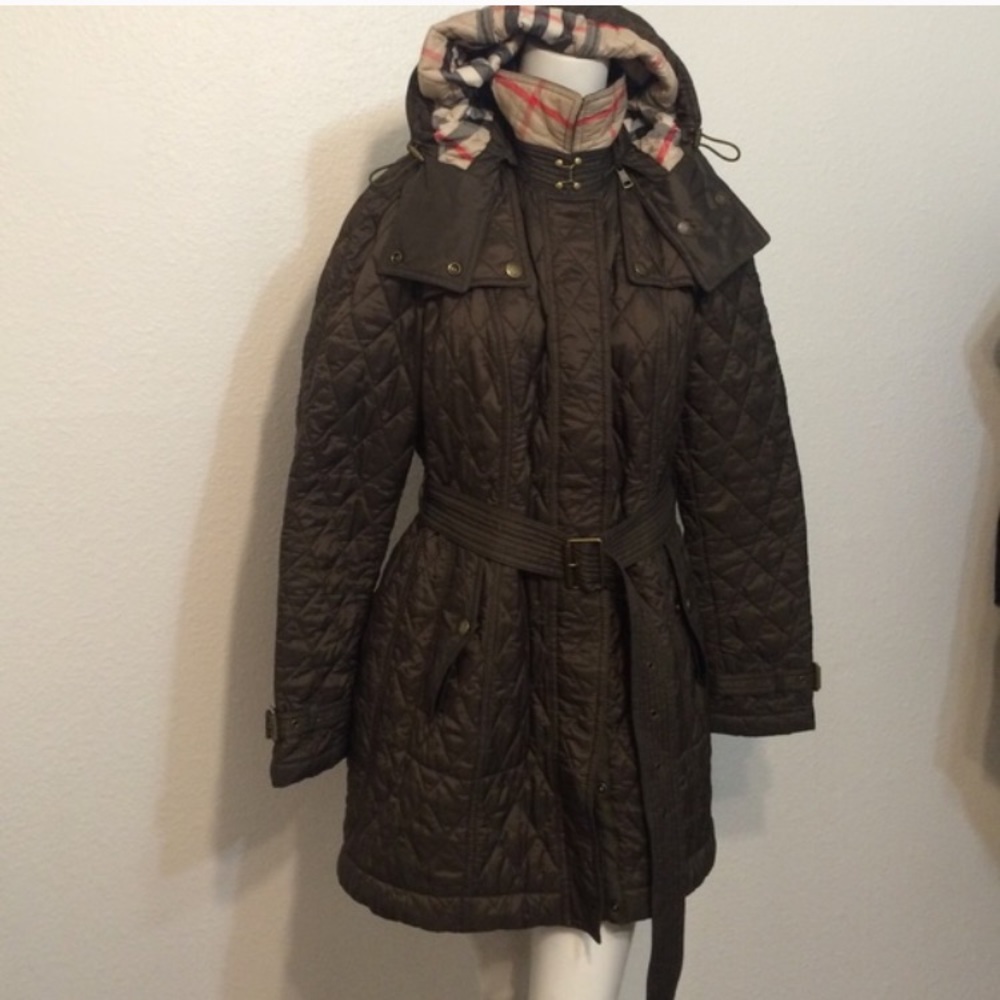 Burberry jacket with hood