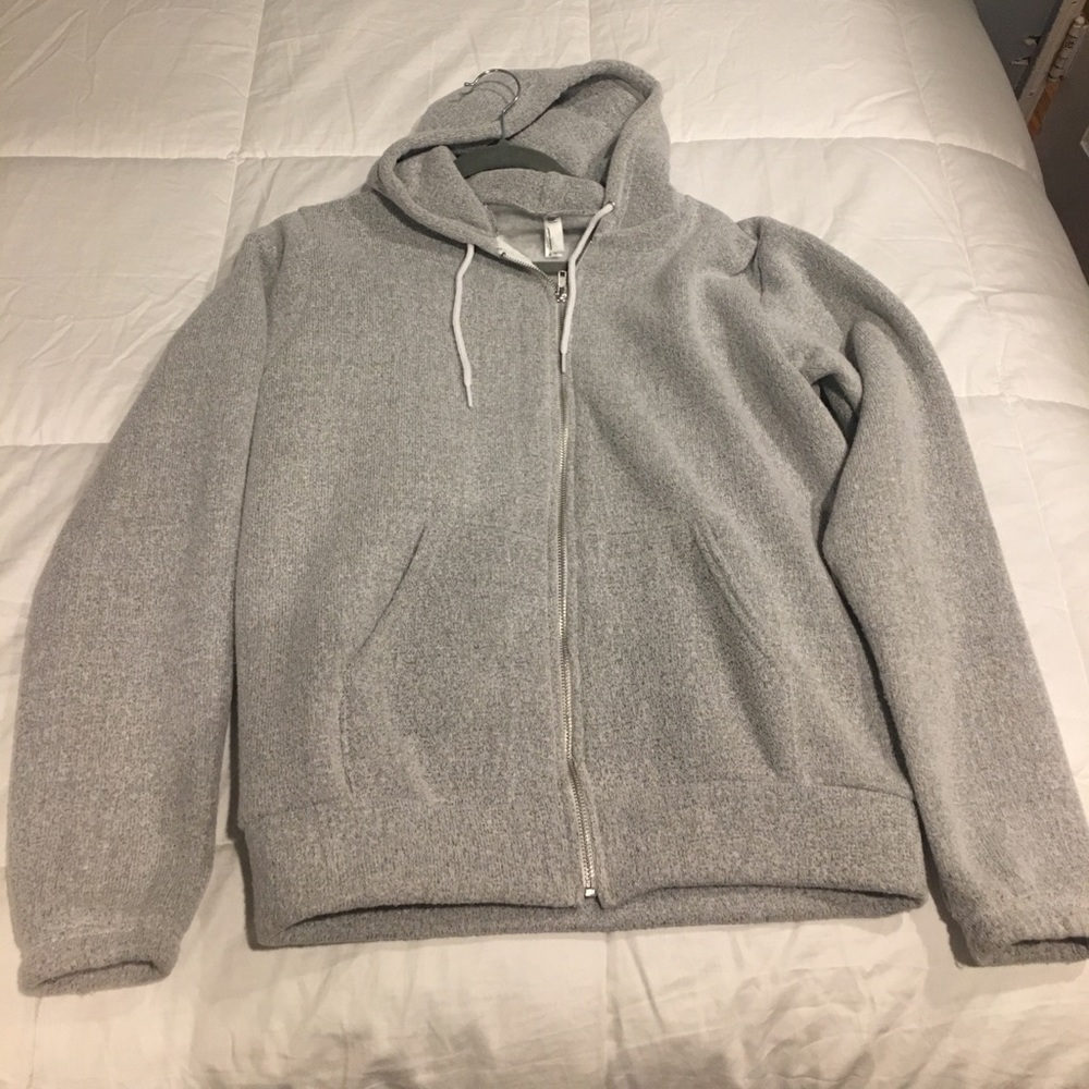 American apparel zip up