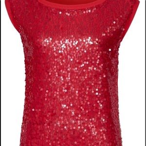 Ted Baker London sequin top Nilma 4 Fits US 10