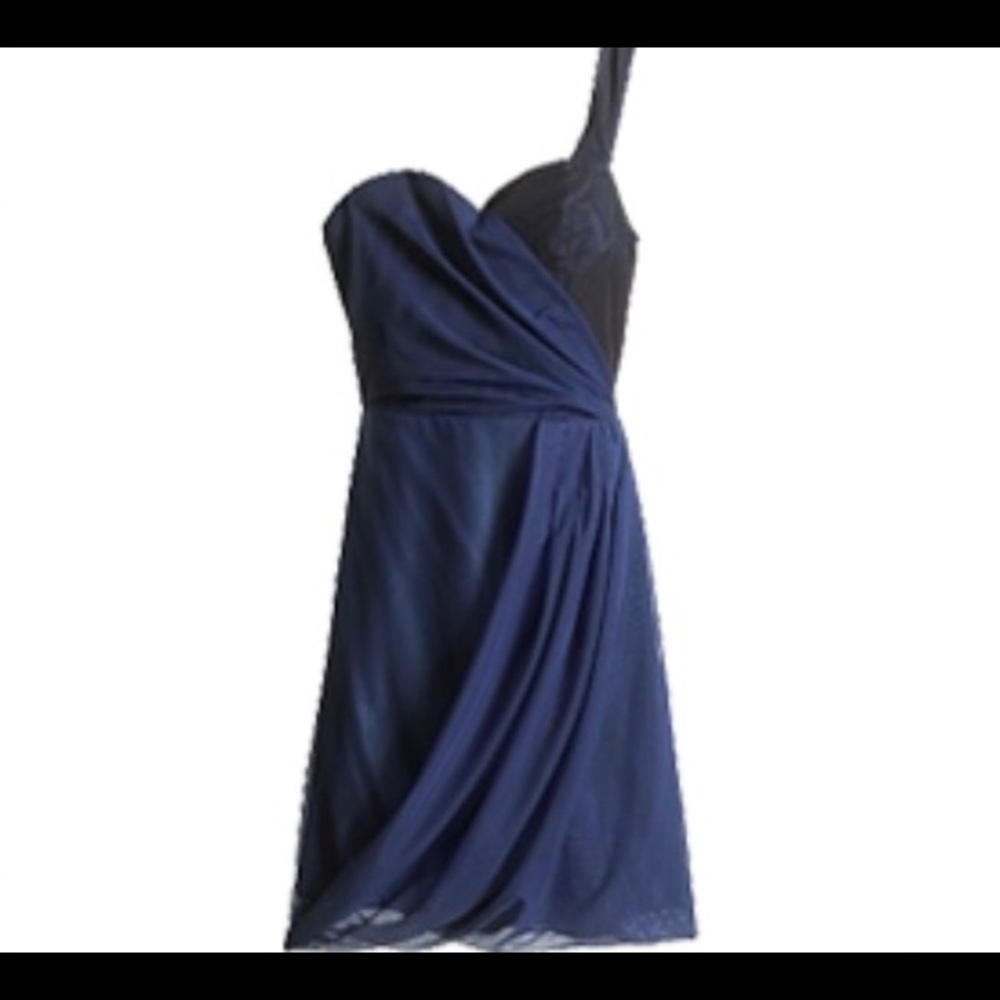 Vena Cava for Aqua one shoulder draped mesh dress