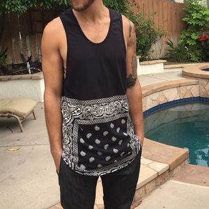 Prolific Black Paisley Tank Top