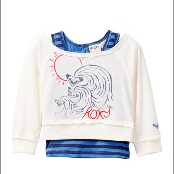 Roxy Other - 🆕Roxy Big Making Waves Tee