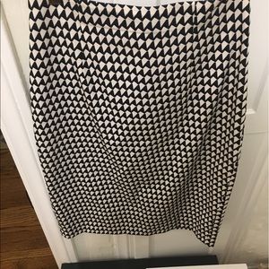 Long stretchy, high wasted pencil skirt