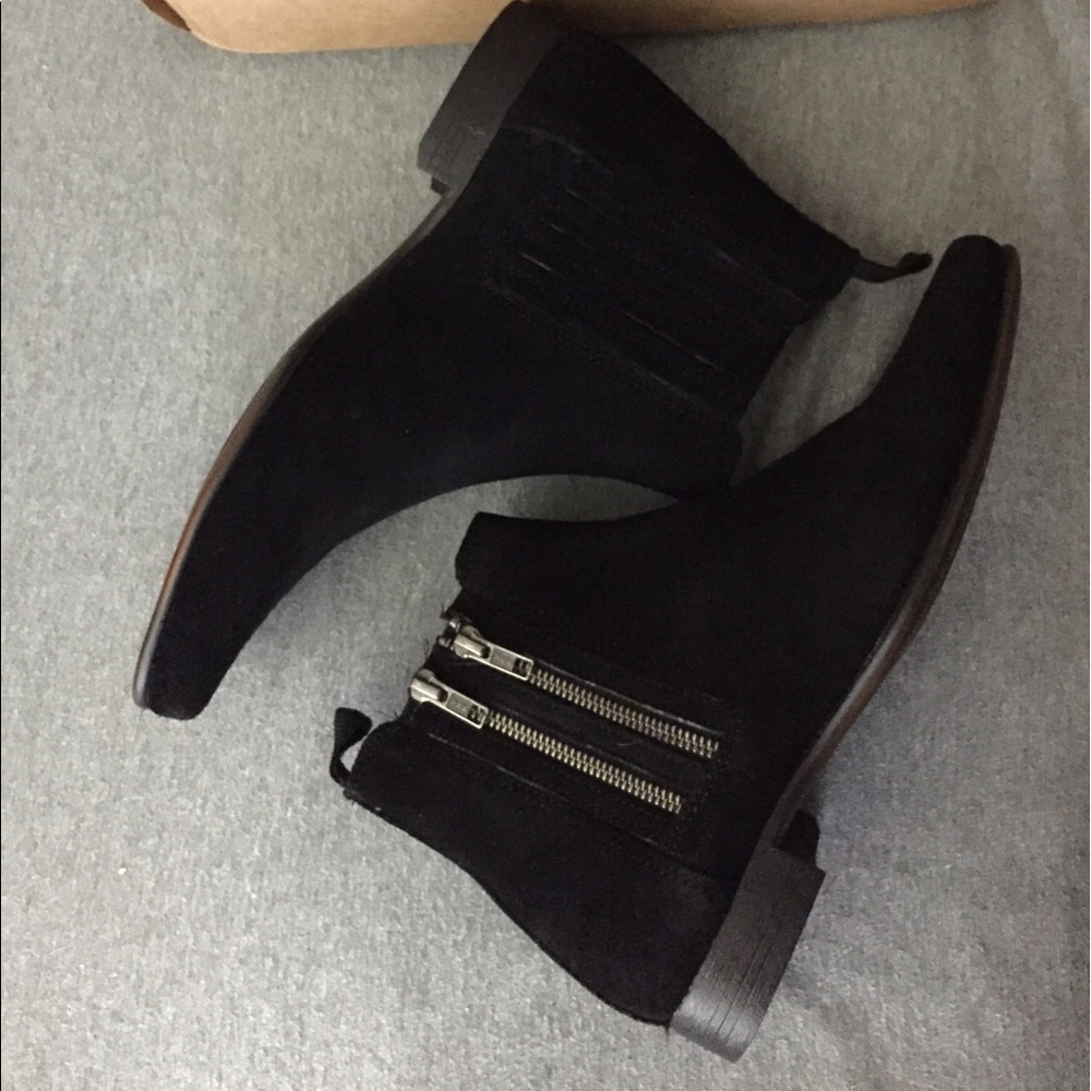 ASOS black suede Chelsea boots brand new
