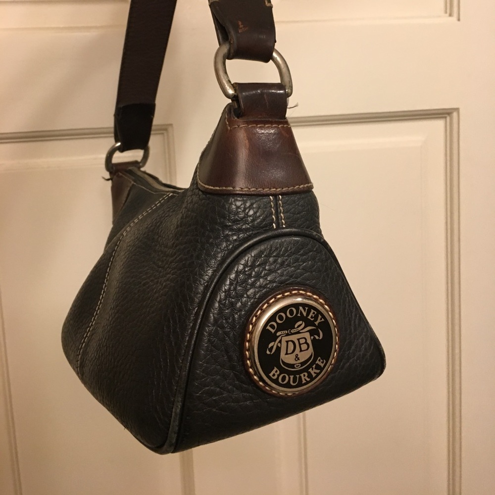 Dooney Bourke Wayfarer Black Pebbled Leather Purse
