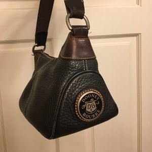 Dooney Bourke Wayfarer Black Pebbled Leather Purse