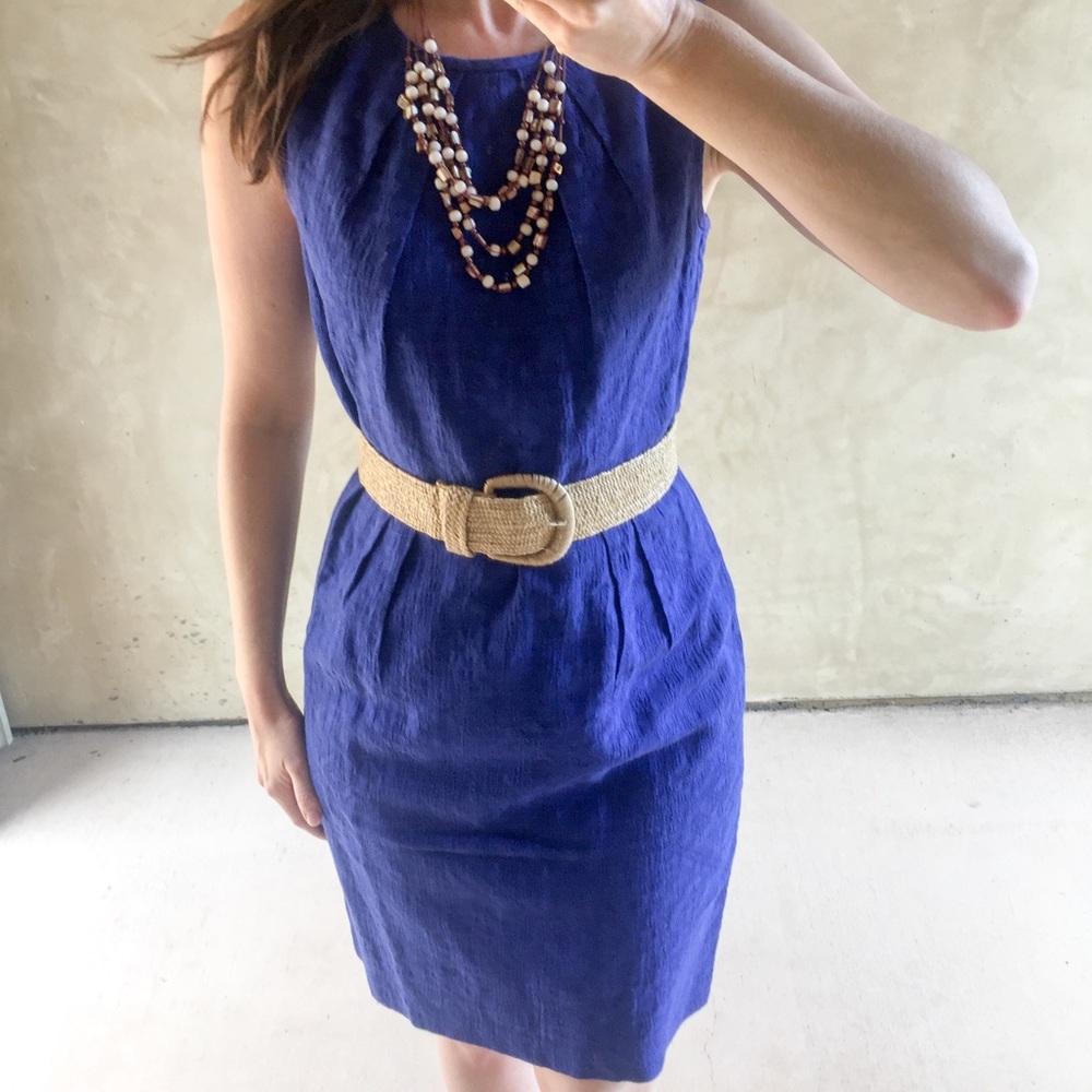 Trina Turk Los Angeles Cobalt Blue Shift Dress
