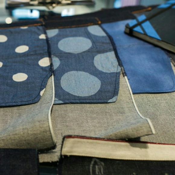 *SOLD******* 3X1 NYC chambray polka dot mini skirt - Picture 8 of 8