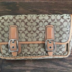 Coach Waist Tan Satchel