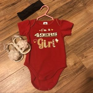 49er baby onsie