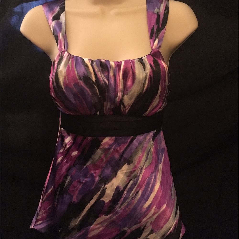 Purple Watercolor Tank Top