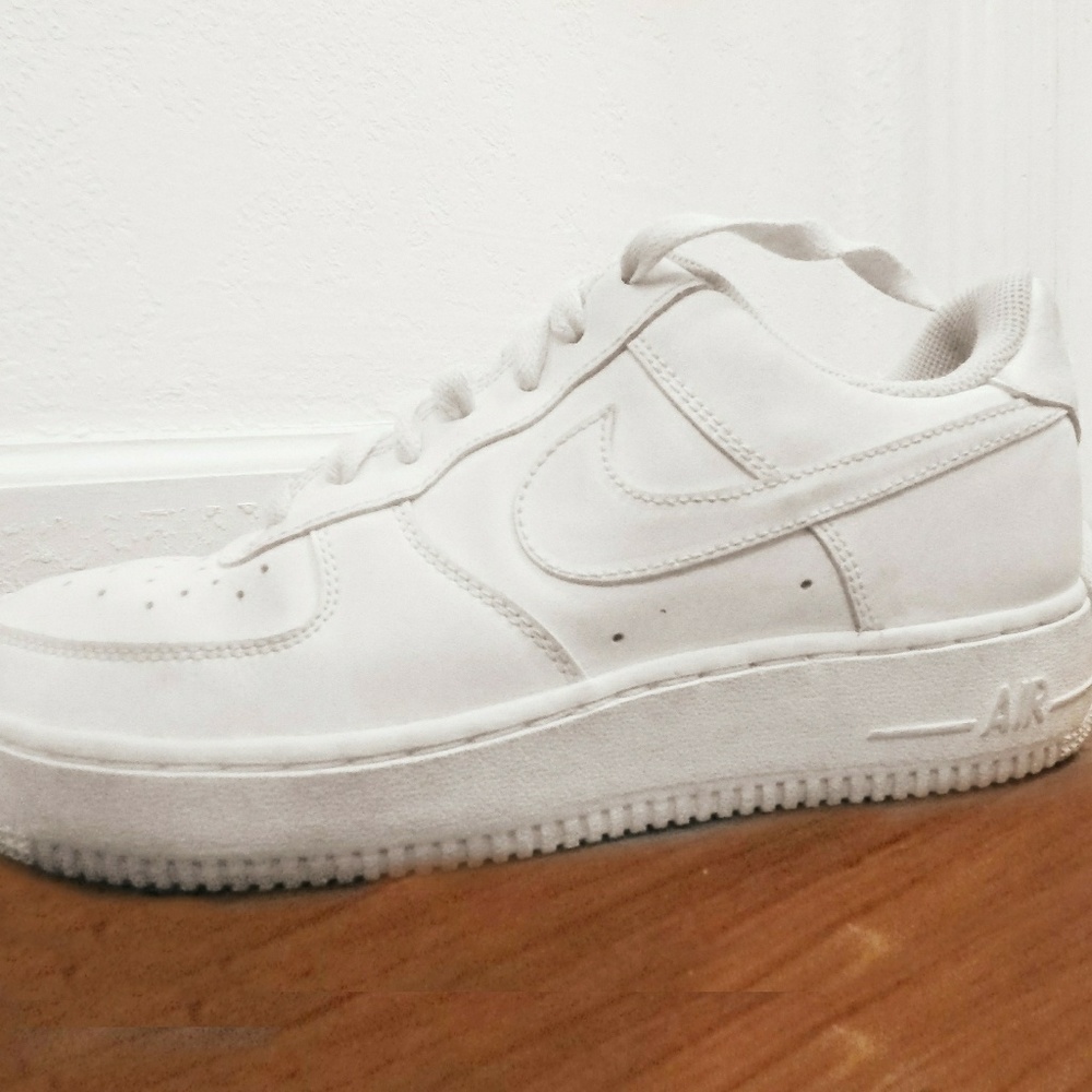 Nike White Air Force Ones (sz 9 women)
