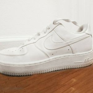 Nike White Air Force Ones (sz 9 women)