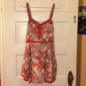 Beaded Free People Tank Tunic