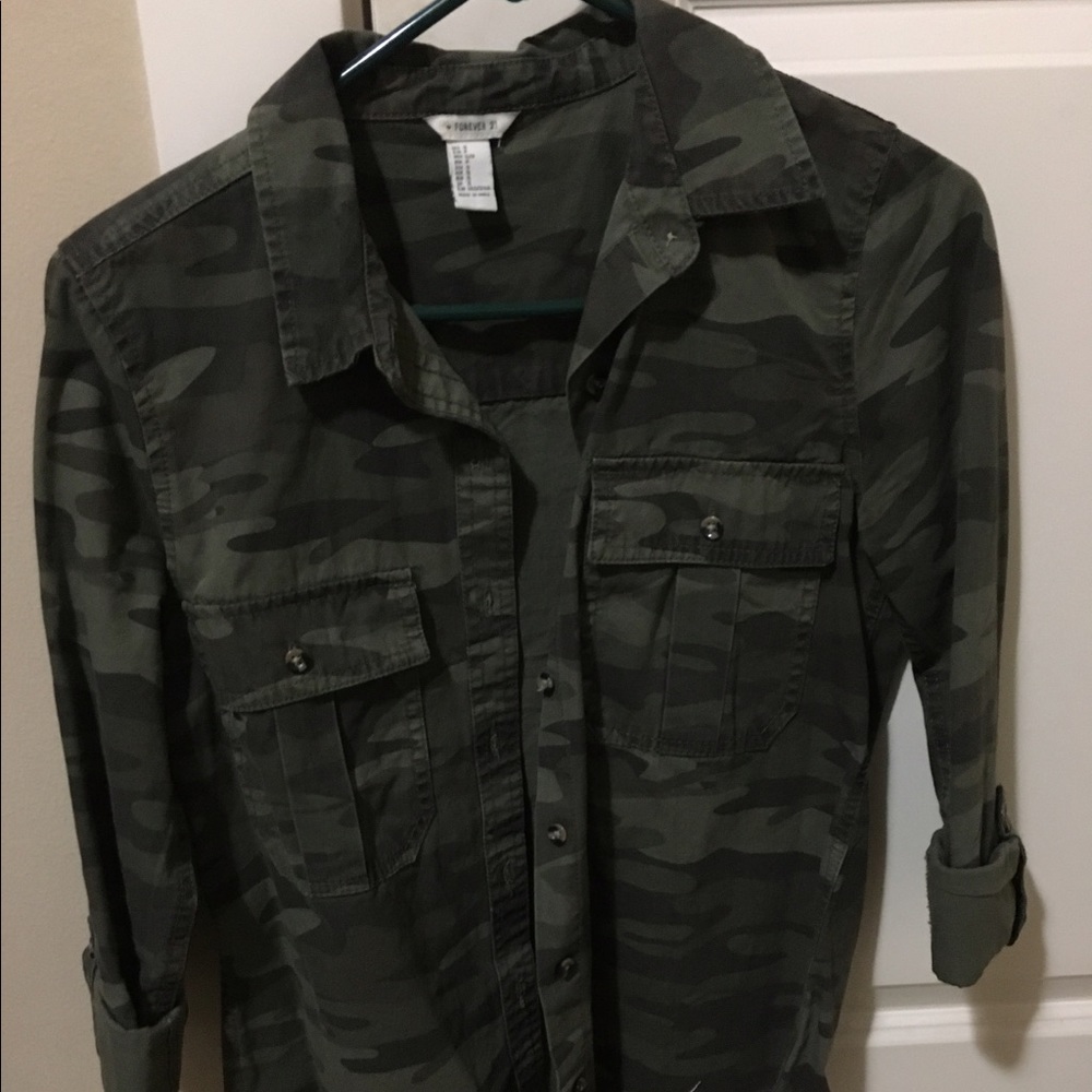 Army Green Camo shirt