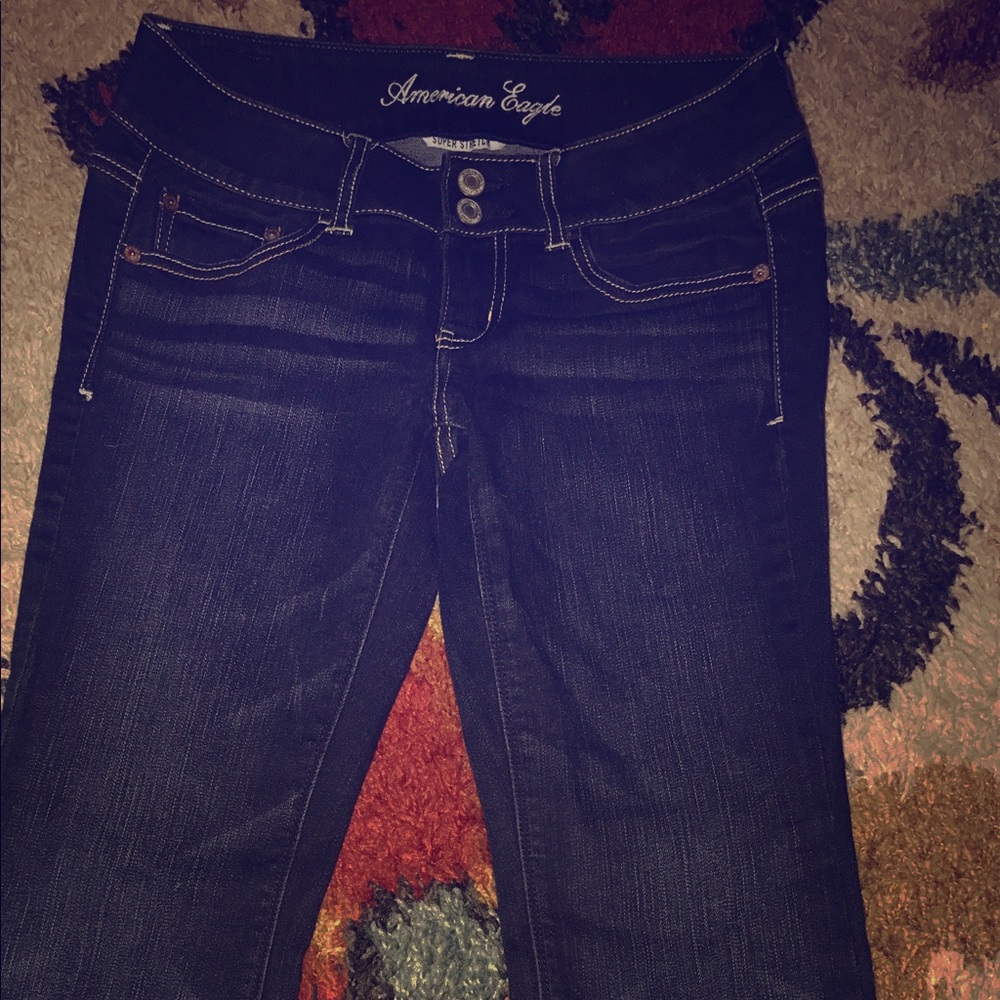 American eagle Dark Wash Super Stretch