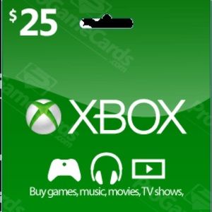 MICROSOFT Gift Card 55 dollar worth