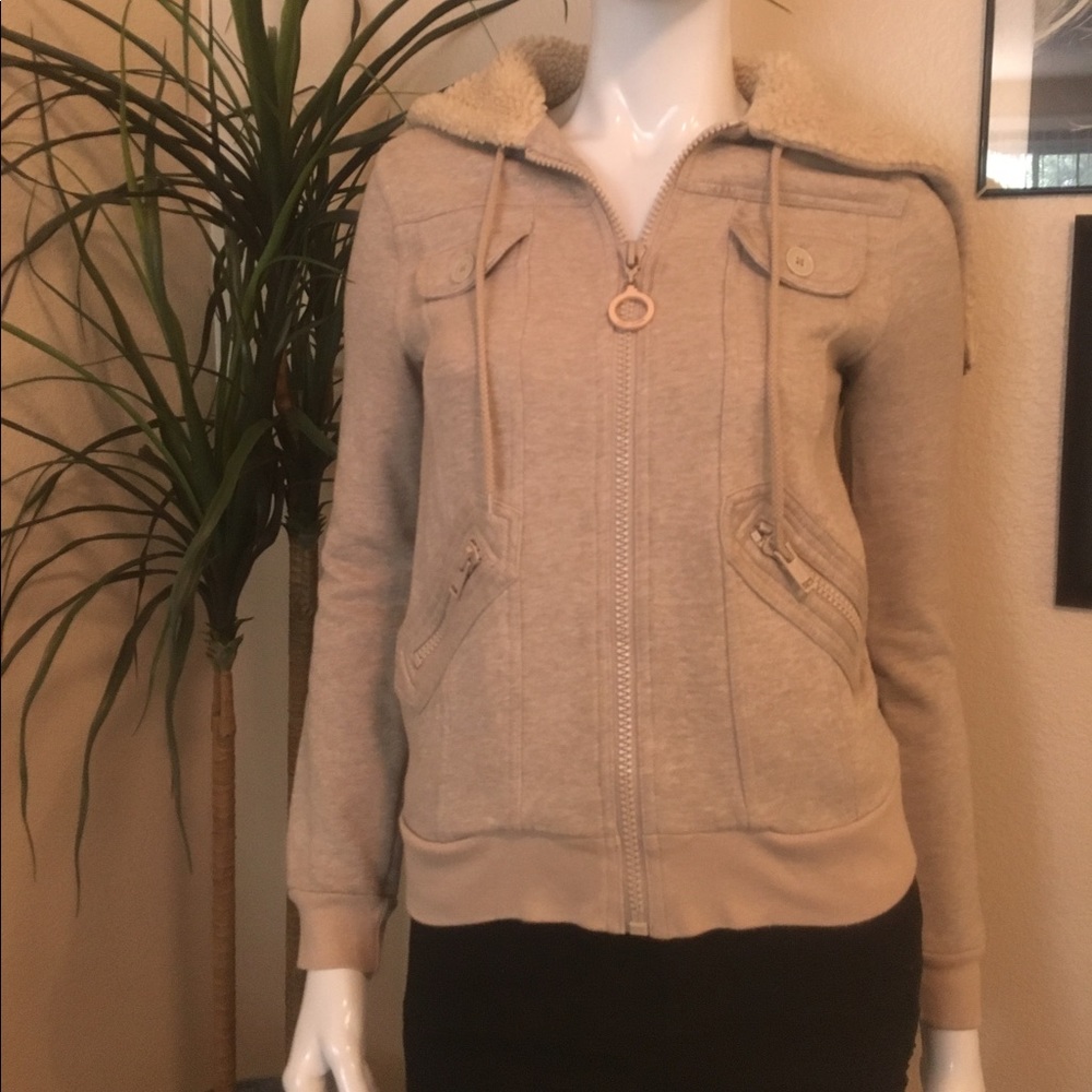 💯Authentic Marc Jacobs shearling zip jacket