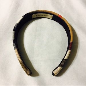 Burberry Nova Check headband 1.5" wide