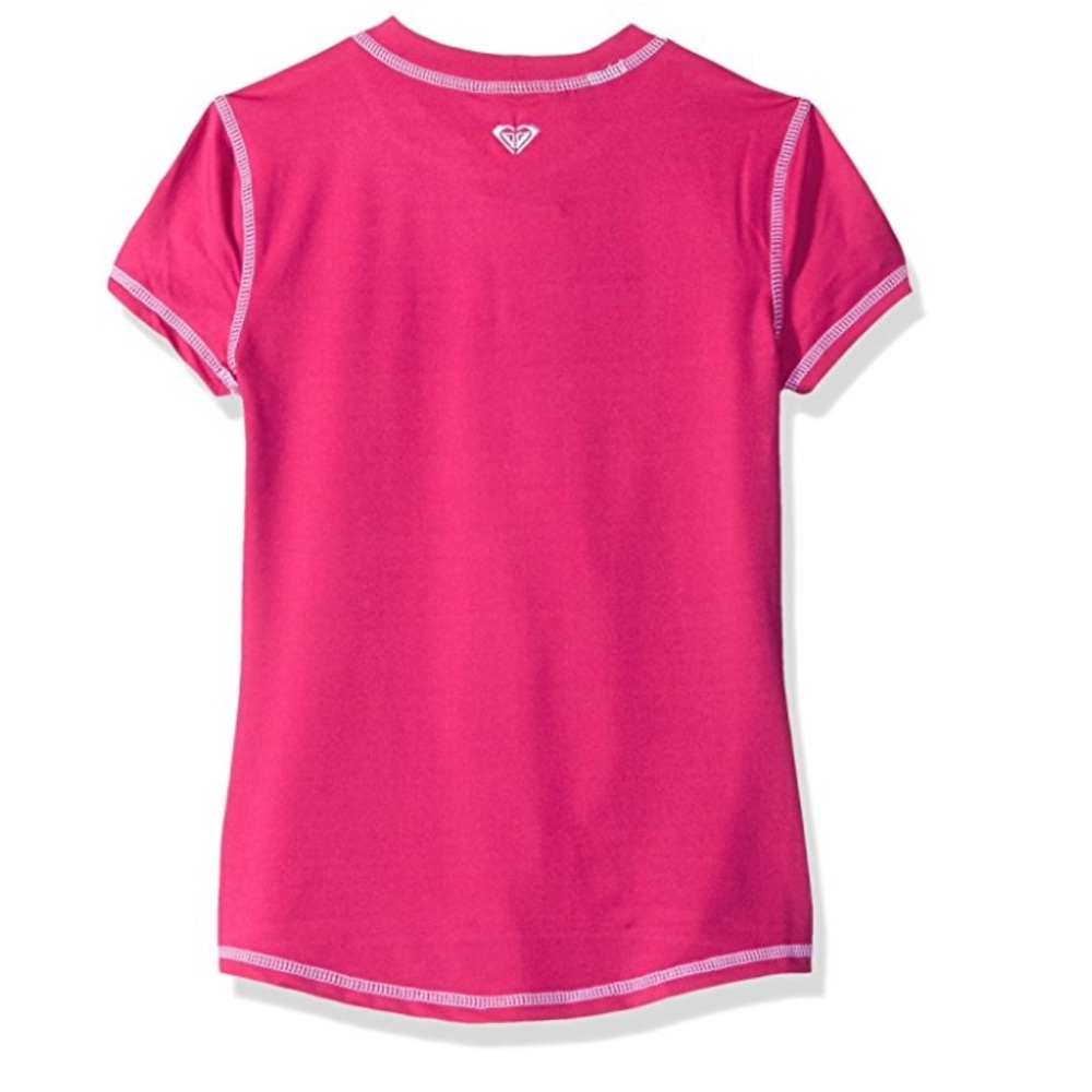 🆕Roxy Girls' Classic Short Sleeve Rashguard - Picture 3 of 4