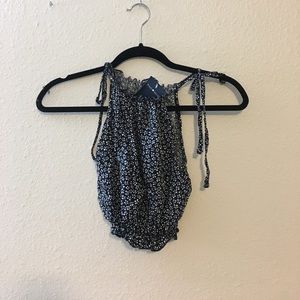 Brandy Melville floral print crop tank