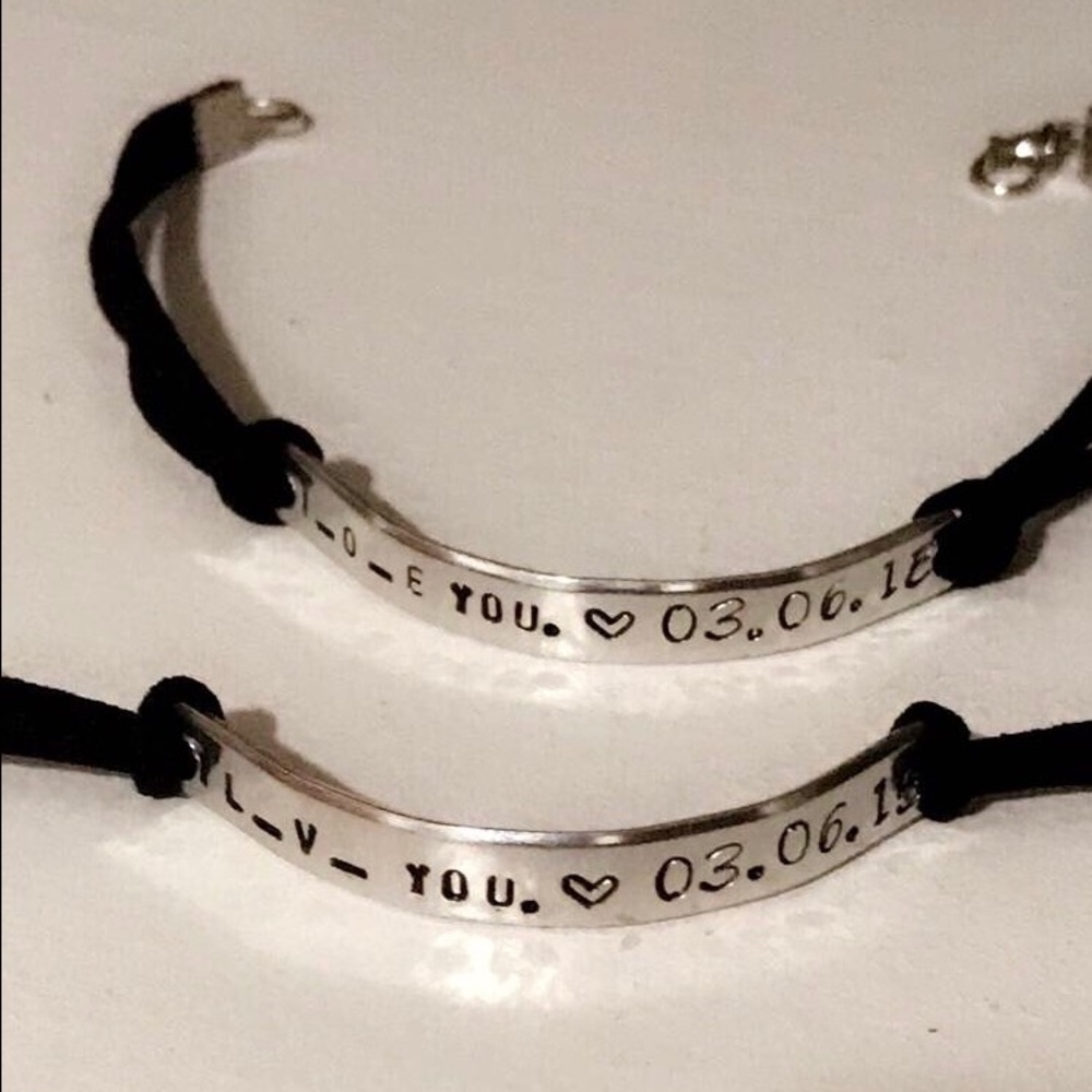 Customized bracelets handmade by me, comment below