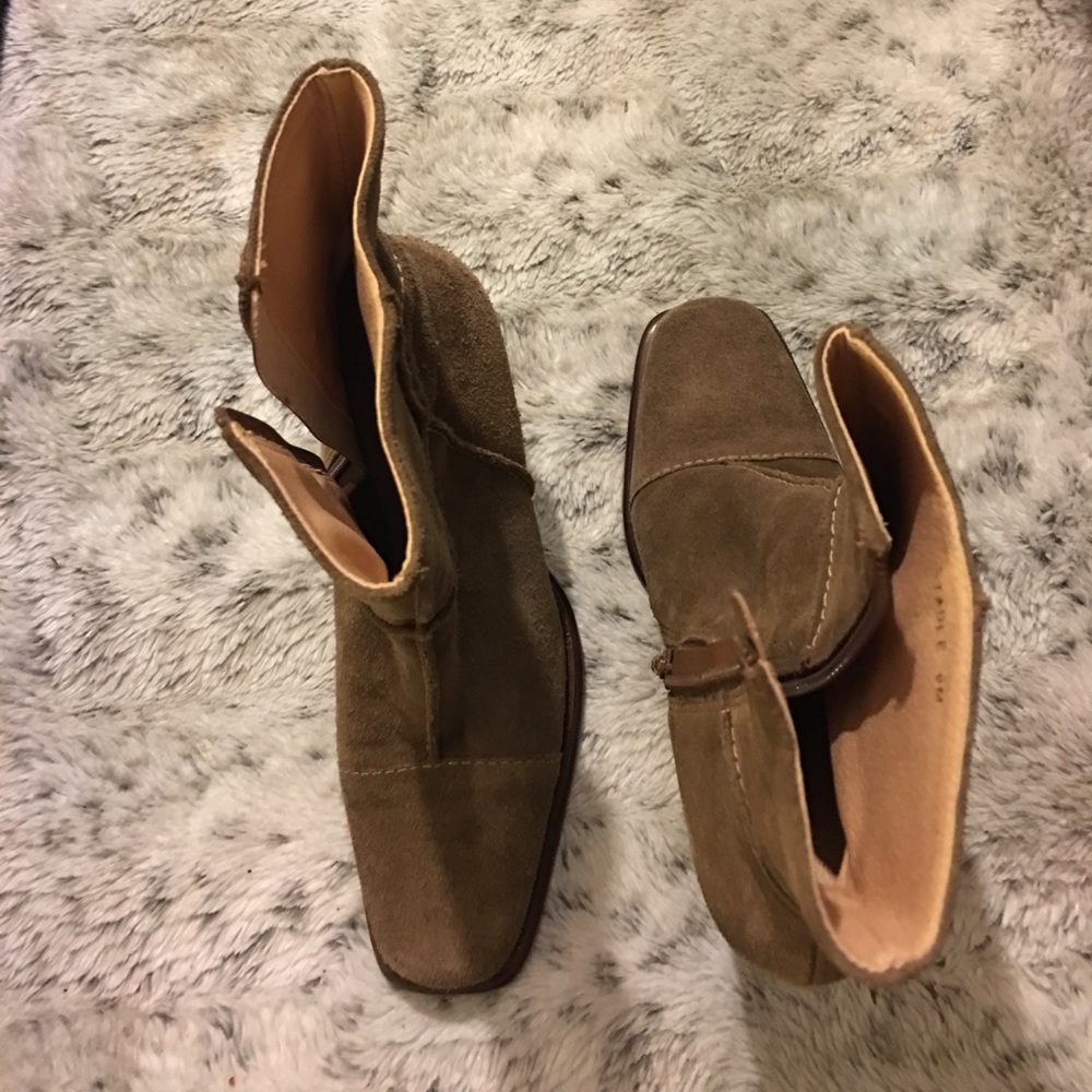 Ipanema Sable Suede Leather Bootie Size 6 M