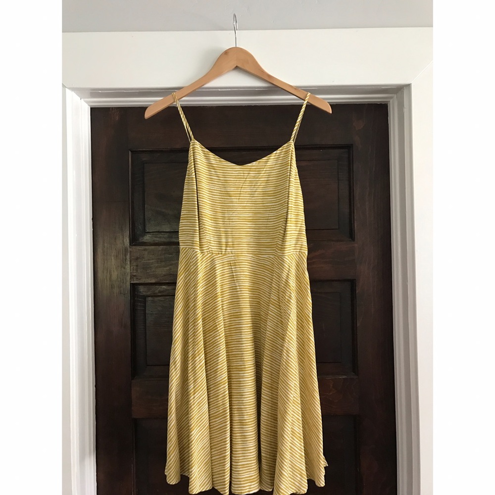 Fit & Flare Yellow Cami Dress