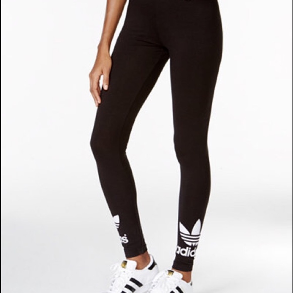 NWOT Adidas Original Leggings with Trefoil Logo