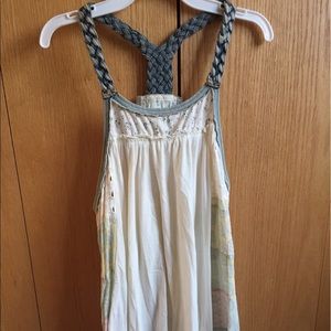 Free people top/mini dress