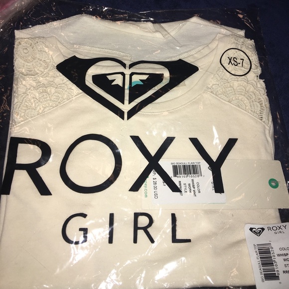 🆕Roxy Girl's Seagull Flair Top (X-Small / 7) - Picture 4 of 4