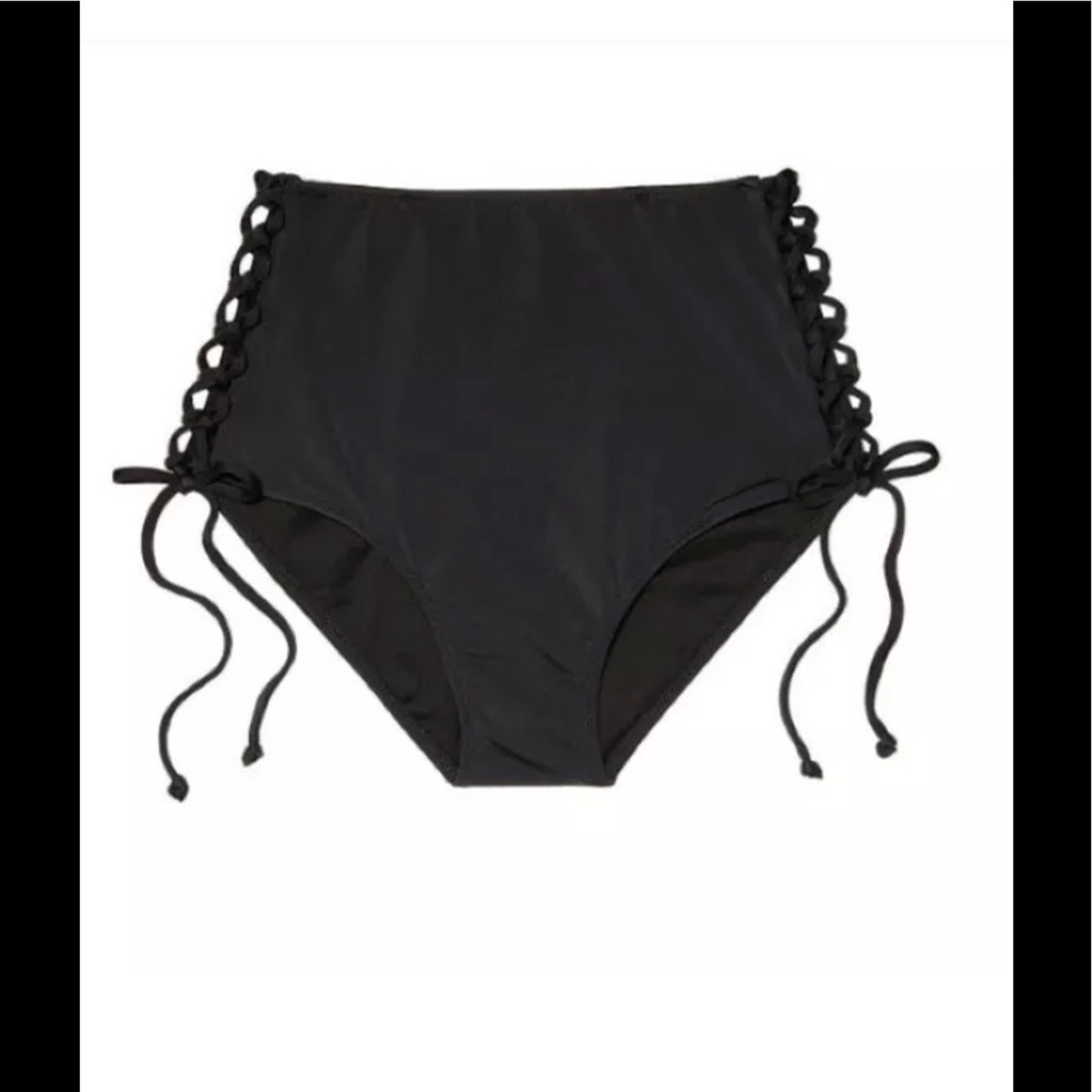 Victoria Secret High Waisted Bikini Lace-up Bottom