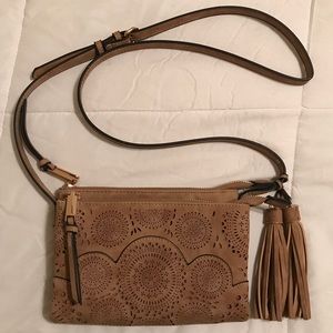 Perforated Crossbody Bag by Francesca's