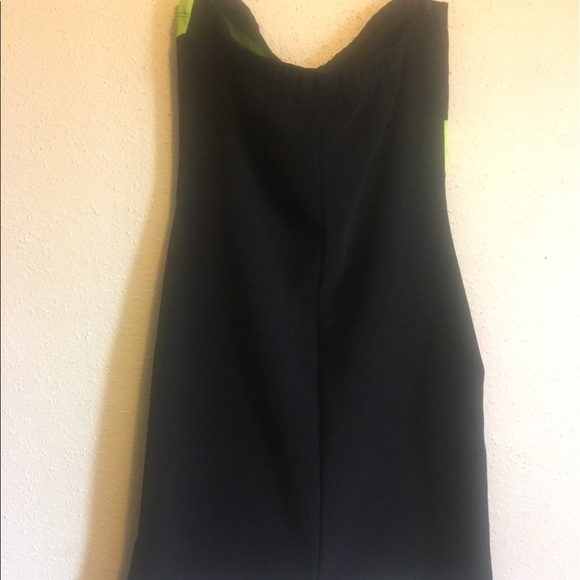 Pre Owned DEB Multi colored Strapless body-con - Picture 2 of 4