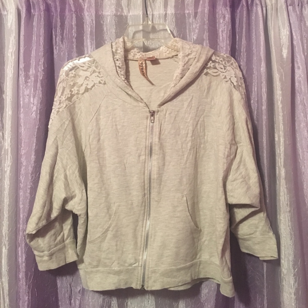 3/4 sleeve jacket cover up