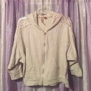 3/4 sleeve jacket cover up