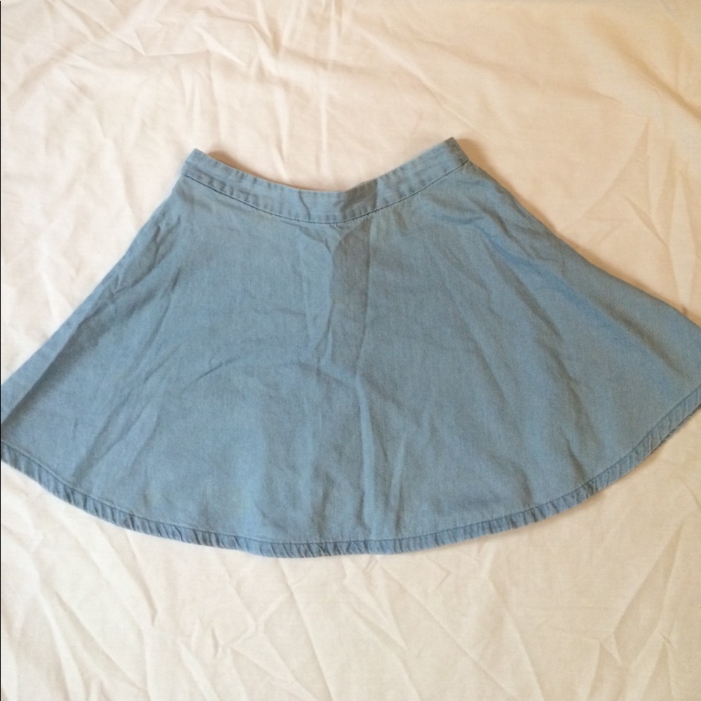 🚫SOLD🚫Forever 21 Denim Skater Skirt
