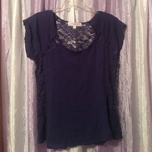 Navy Blue Short Sleeve Shirt