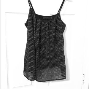 The Limited Polka Dot Spaghetti Strap Fashion Top