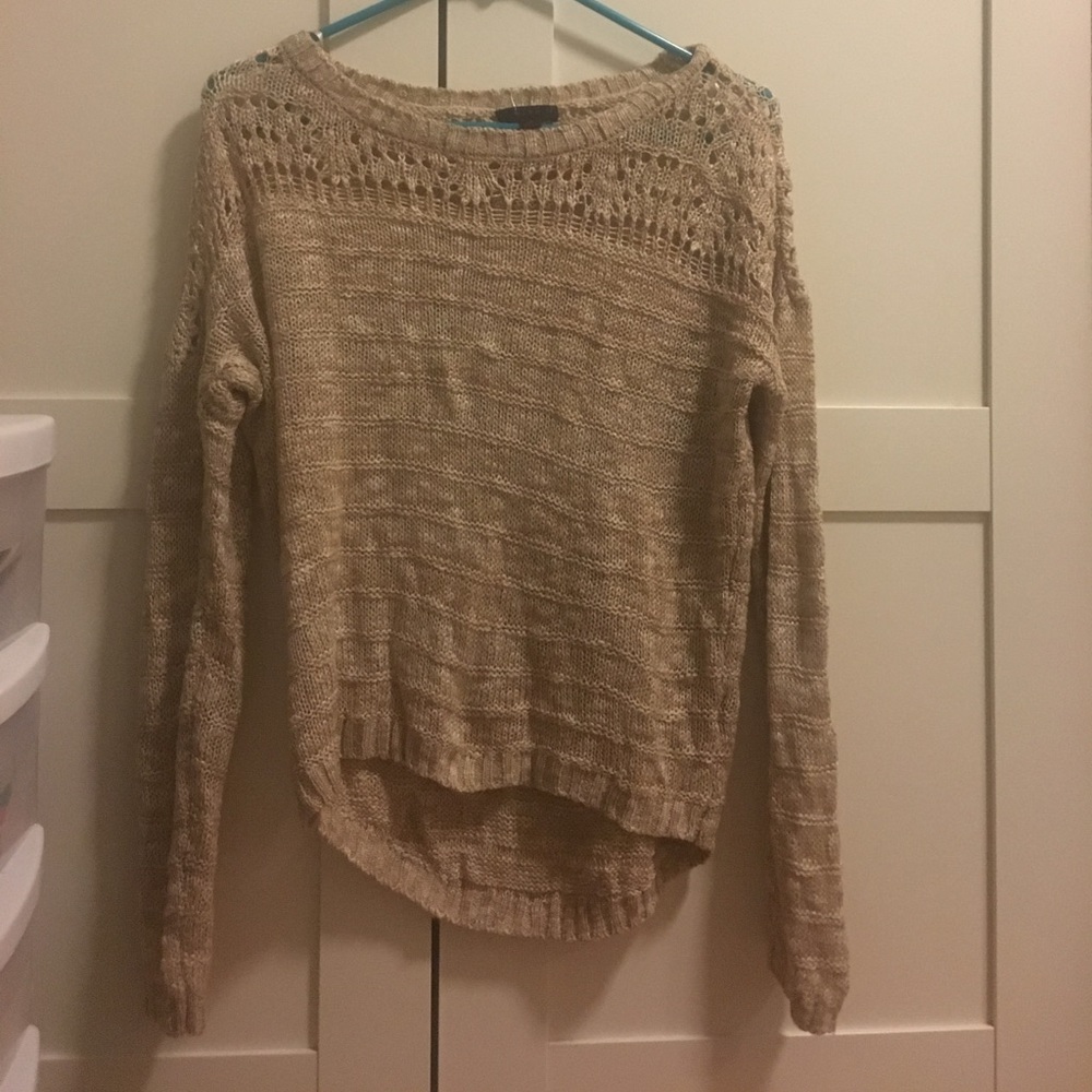 Long sleeve knitted shirt