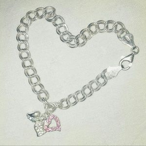 Children's Heart Charm Bracelet