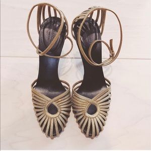 vintage Gucci sandal heels