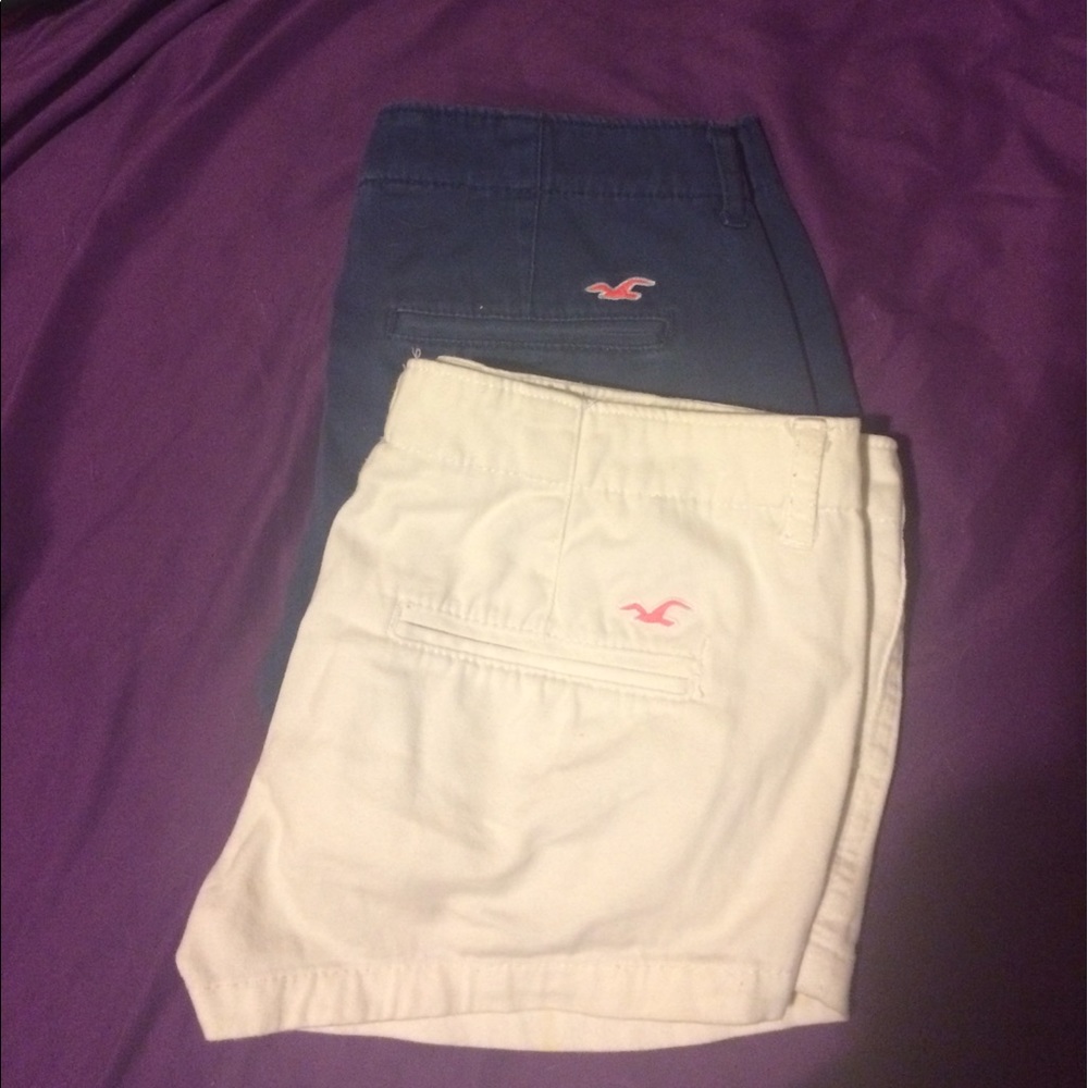 Navy blue khaki shorts