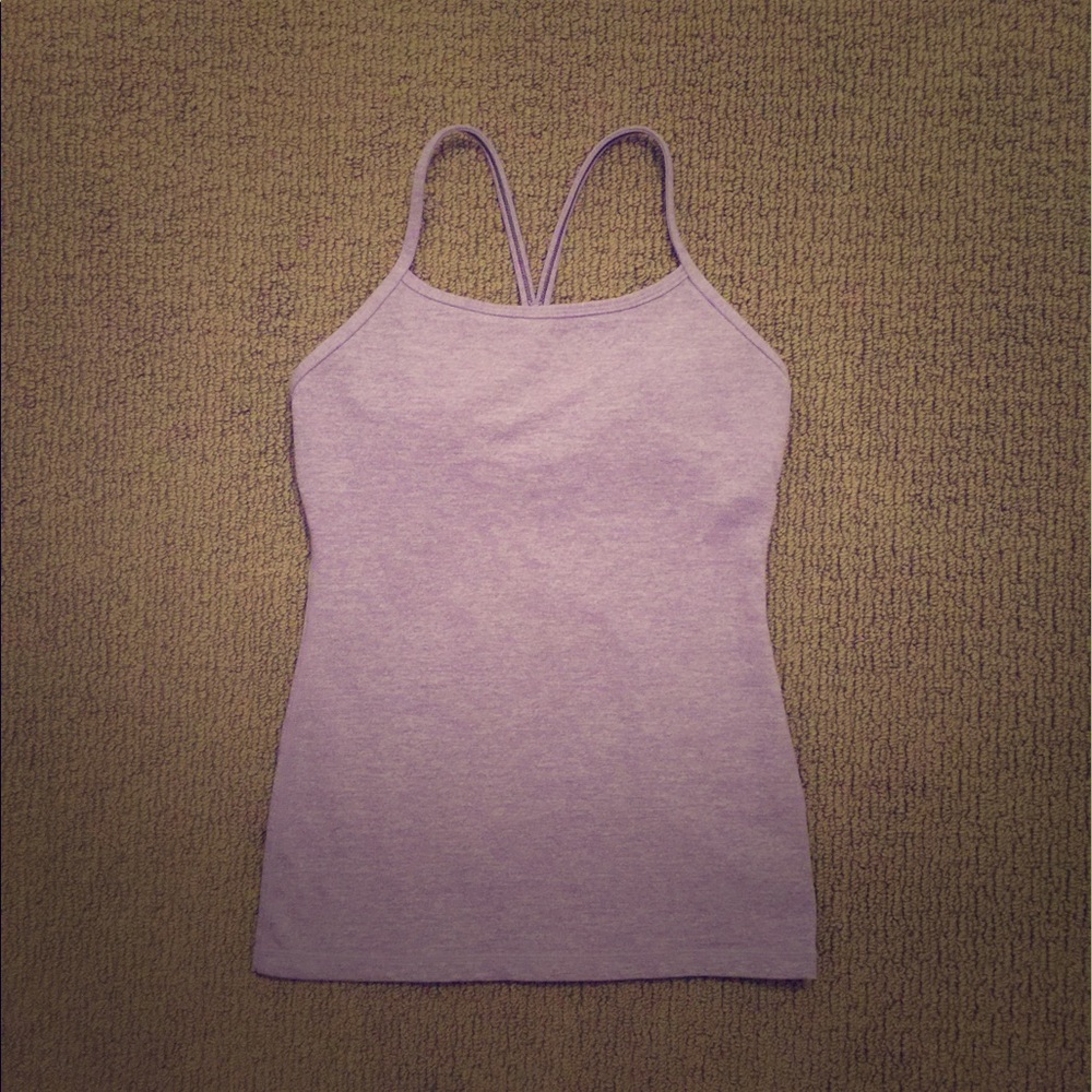Lululemon Athletica Power Y Tank Sports Bra padded