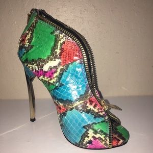 Lust for life snakeskin Bootie.