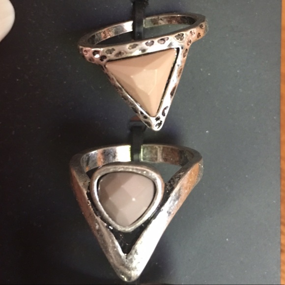 ✨NEW LIST✨ Boho Gypsy Ring Set Silver Colored - Picture 2 of 3