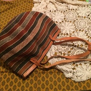 New woven "African" bucket bag